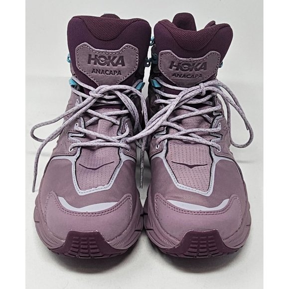 NEW! HOKA Anacapa Mid GTX Hiker Womens Boot 9B US‎ ElderberryGrape - Picture 4 of 13